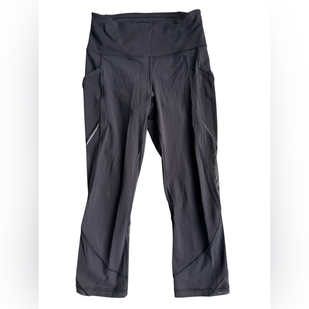 Lululemon Fast As Light Crop 19" Black W6AKCS